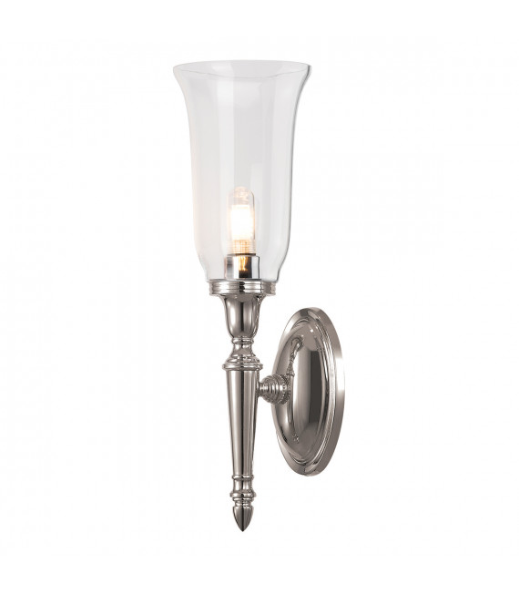 Applique murale salle de bains Dryden Nickel poli 41 Cm