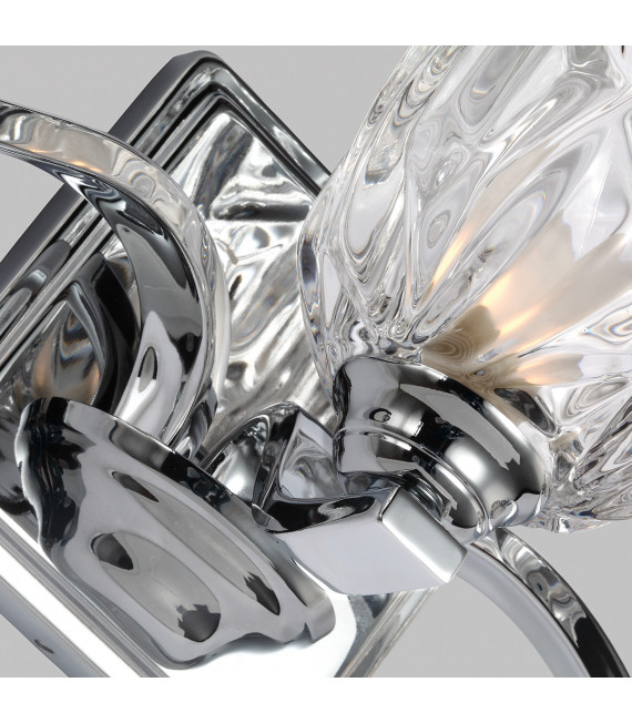Applique murale salle de bains Kalli Chrome poli 16,1 Cm