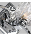 Applique murale salle de bains Kalli Chrome poli 16,1 Cm