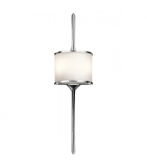 Applique murale salle de bains Mona Chrome poli 76