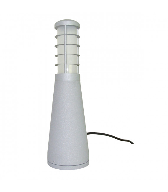 Borne de jardin Beta Argent mat 37 Cm
