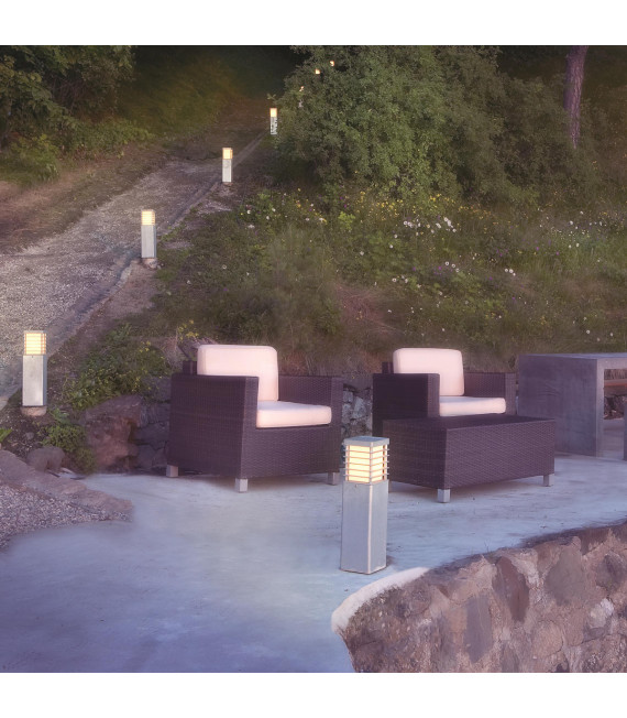 Borne de jardin Halmstad Galvanisé 12 Cm