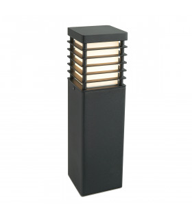 Borne de jardin Halmstad Noir 49 Cm