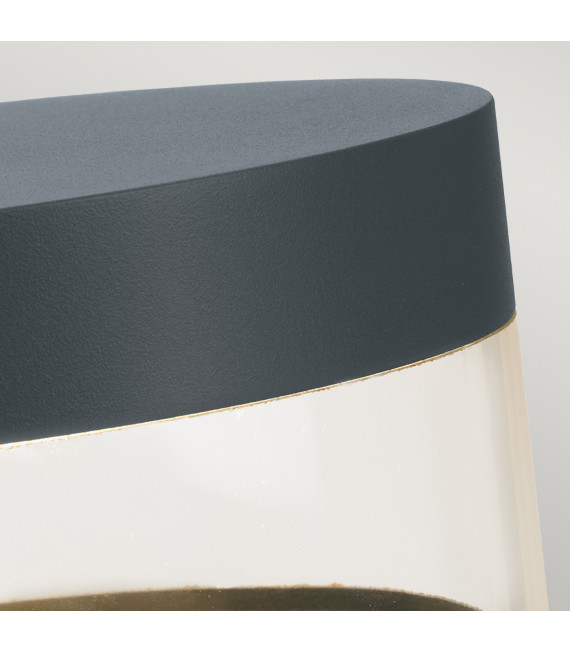 Borne de jardin Stavanger Graphite 28 Cm