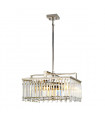 Chandelier Aries Nickel poli avec des cristaux de verre K5 29
