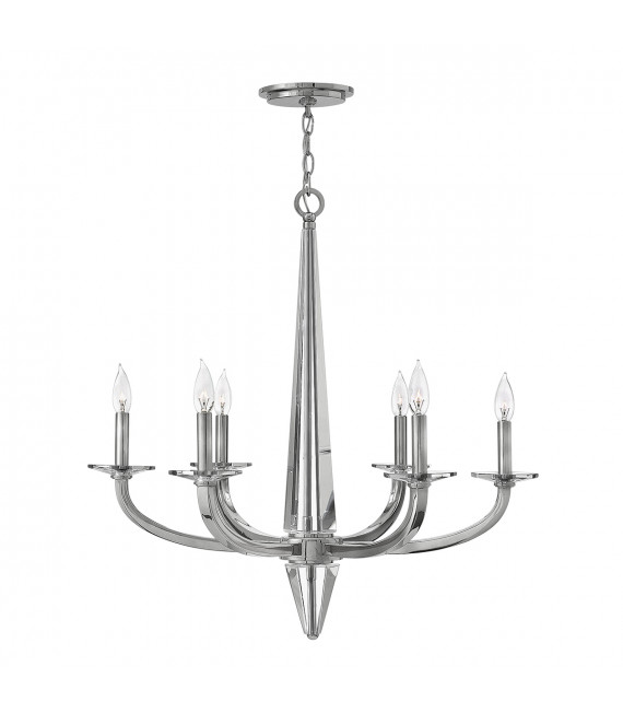 Chandelier Ascher Nickel poli 71