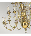Chandelier Cambridge Laiton bruni 119,2 Cm