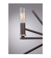 Chandelier Carnegie Bronze occidental 31,8 Cm