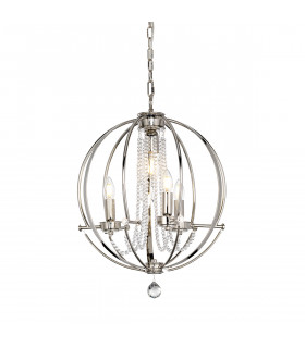 Chandelier Cassie Nickel poli 58