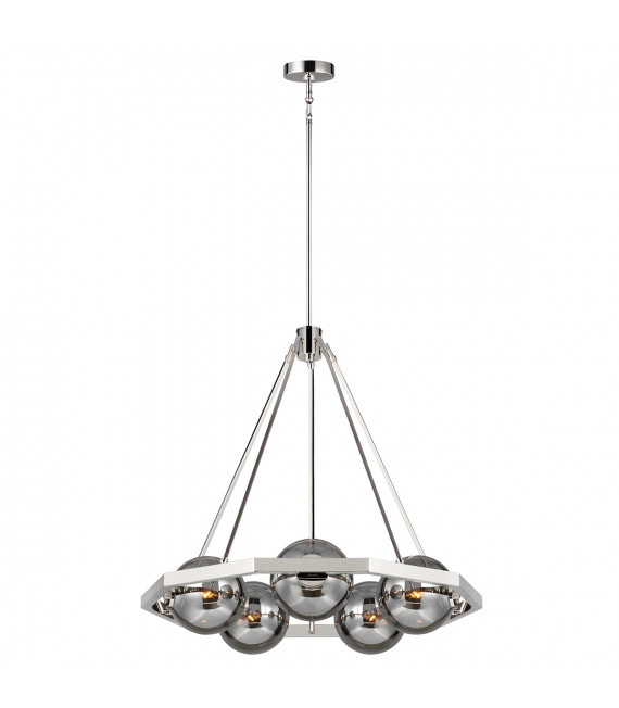 Chandelier Harper Nickel poli 77