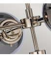 Chandelier Kula Nickel poli 34,1 Cm