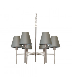 Chandelier Lucerne Nickel brossé 44
