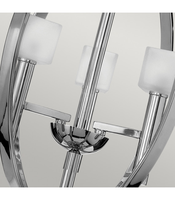 Chandelier Mondo Chrome poli 45,7 Cm