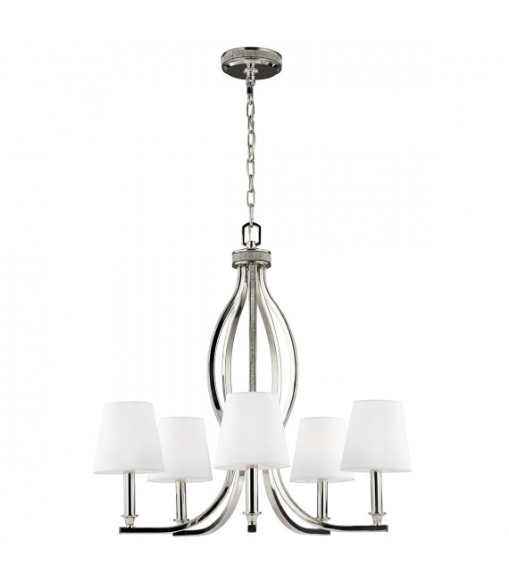 Chandelier Pave Nickel poli 63