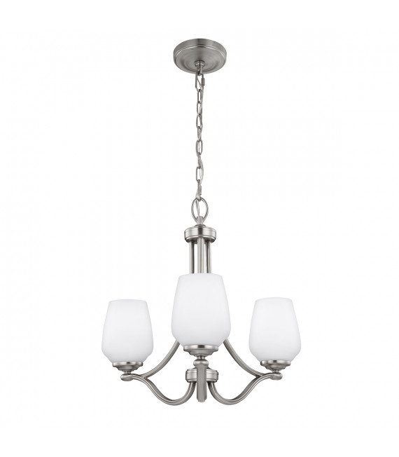 Chandelier Vintner Nickel satiné 45