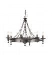 Chandelier Warwick Graphite noir 54 Cm