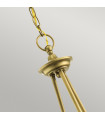 Chandelier Waverly Laiton naturel 71,1 Cm