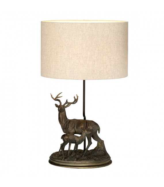 Lampe de table Amelia Bronze patine 65 Cm