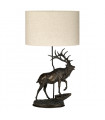 Lampe de table Angus Bronze patine 80 Cm