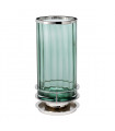 Lampe de table Arno Nickel poli de métaux - verrerie verte