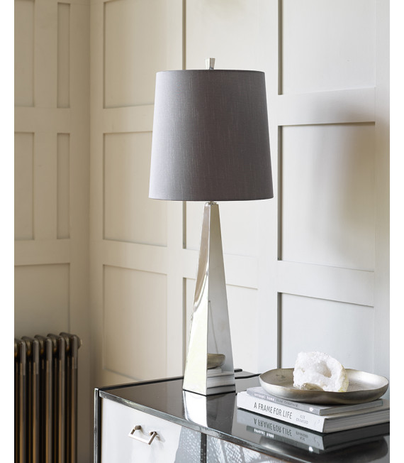 Lampe de table Ascent Nickel poli 79 Cm