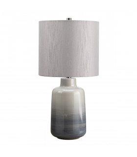 Lampe de table Bacari Bleu et gris 61 Cm