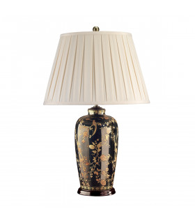 Lampe de table Black Birds Noir et or 74 Cm