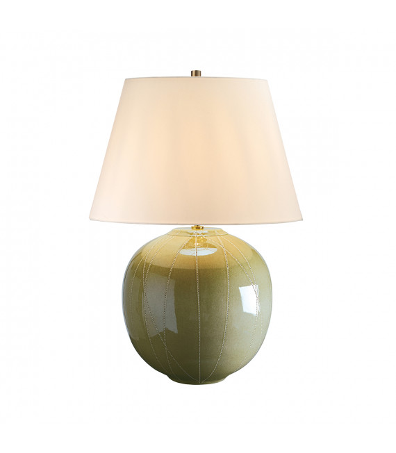 Lampe de table Canteloupe Glaze réactif vert 67 Cm
