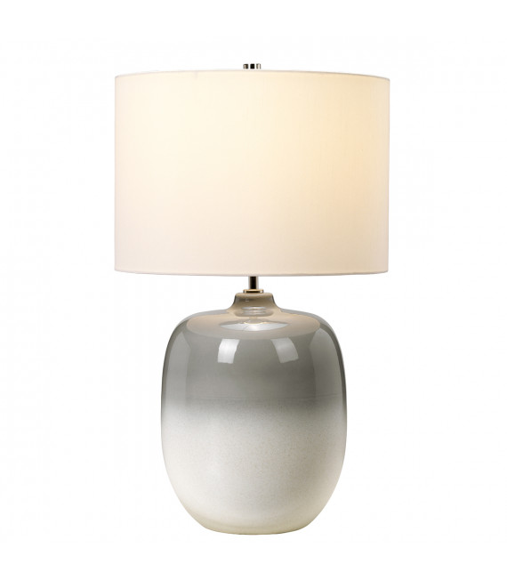 Lampe de table Chalk Farm Gris clair / craie blanche 61