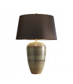 Lampe de table Demeter vert et marron 63 Cm