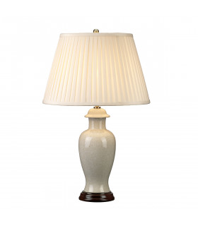 Lampe de table Ivory Crackle Ivoire 66 Cm