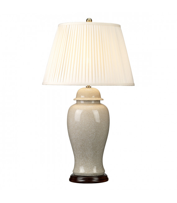 Lampe de table Ivory Crackle Ivoire 81 Cm