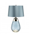 Lampe de table Lena Table bleu teintée bleu teintée 60