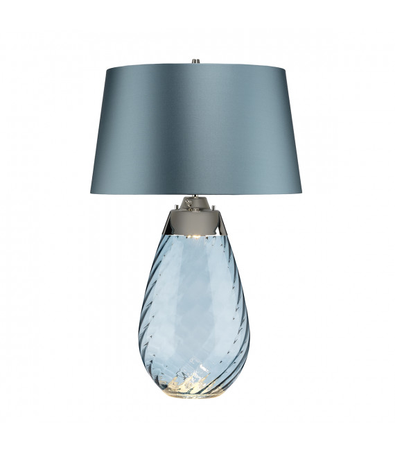 Lampe de table Lena Table bleu teintée bleu teintée 74 Cm