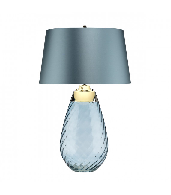 Lampe de table Lena Table bleu teintée bleu teintée 74 Cm