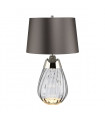 Lampe de table Lena Verre non teinté fumée / ombre d'ardoise 60