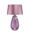 Lampe de table Lena Verre teinté de prune / nuance de bruyère 74 Cm