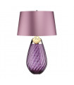 Lampe de table Lena Verre teinté de prune / nuance de bruyère 74 Cm