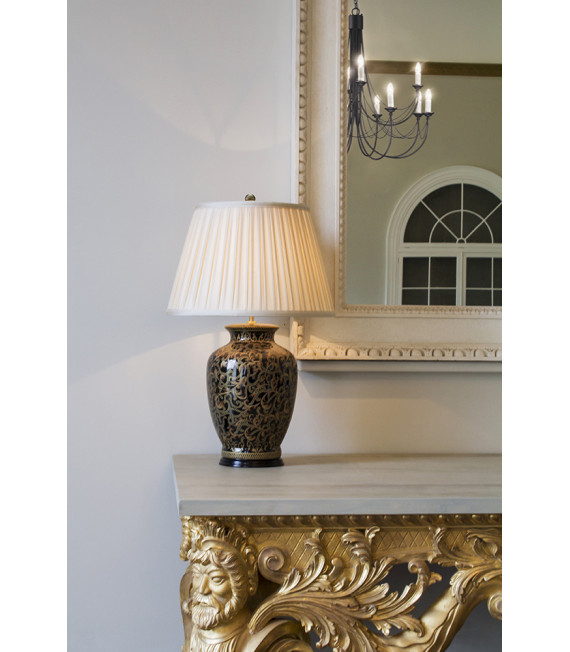 Lampe de table Morris Or et noir 73 Cm