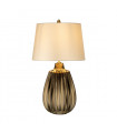 Lampe de table Newham Bronze céramique / ombre de perles 55 Cm