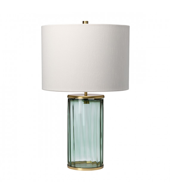 Lampe de table Reno Laiton de métaux de métaux - verrerie verte 35