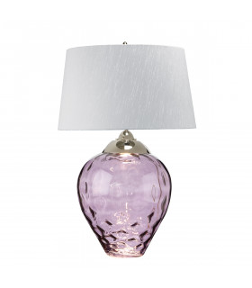 Lampe de table Samara Verre teinté de prune 51 Cm