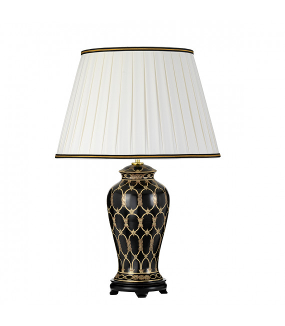 Lampe de table Taipei Noir et or 68 Cm