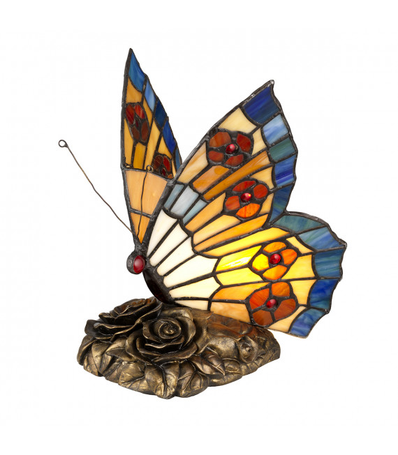 Lampe de table Tiffany Animal Lamps Bronze architectural 23 Cm
