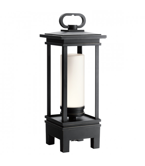 Lanterne Bluetooth de jardin South Hope Bronze frotté 47