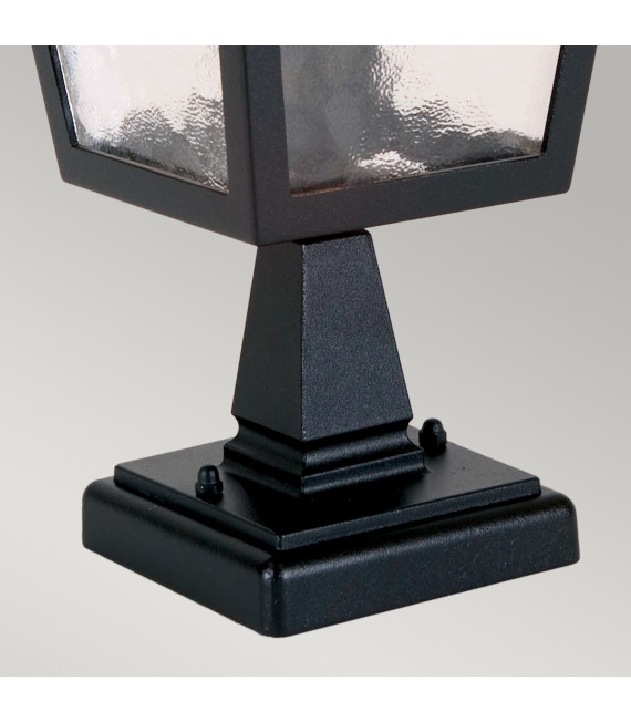 Lanterne de jardin York Noir 31,5 Cm