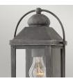 Lanterne murale Anchorage Zinc vieilli