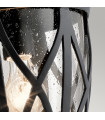Lanterne murale de jardin Admirals Cove Noir texturé 59,5 Cm