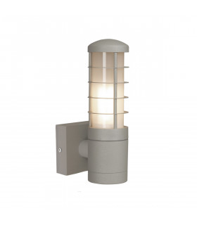 Lanterne murale de jardin Beta Argent mat 22 Cm
