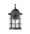 Lanterne murale de jardin Crusade Terre noir 36,6 Cm